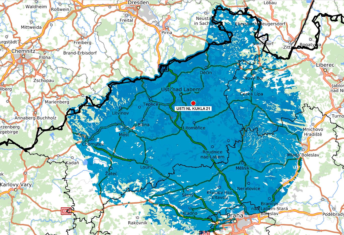 Vysíláme z nové lokality Ústí nad Labem Kukla na 21 k